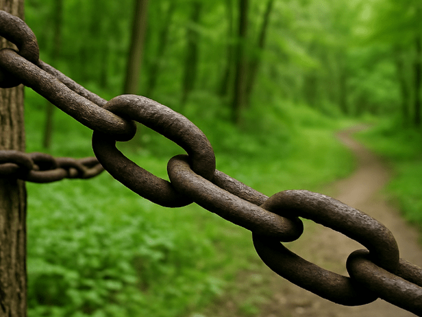 Kette in der Natur